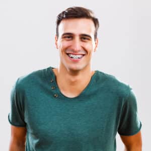 Braces for adults during orthodontic treatment
