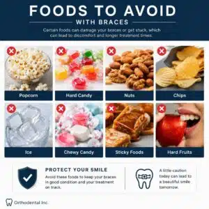 foods to avoid with braces